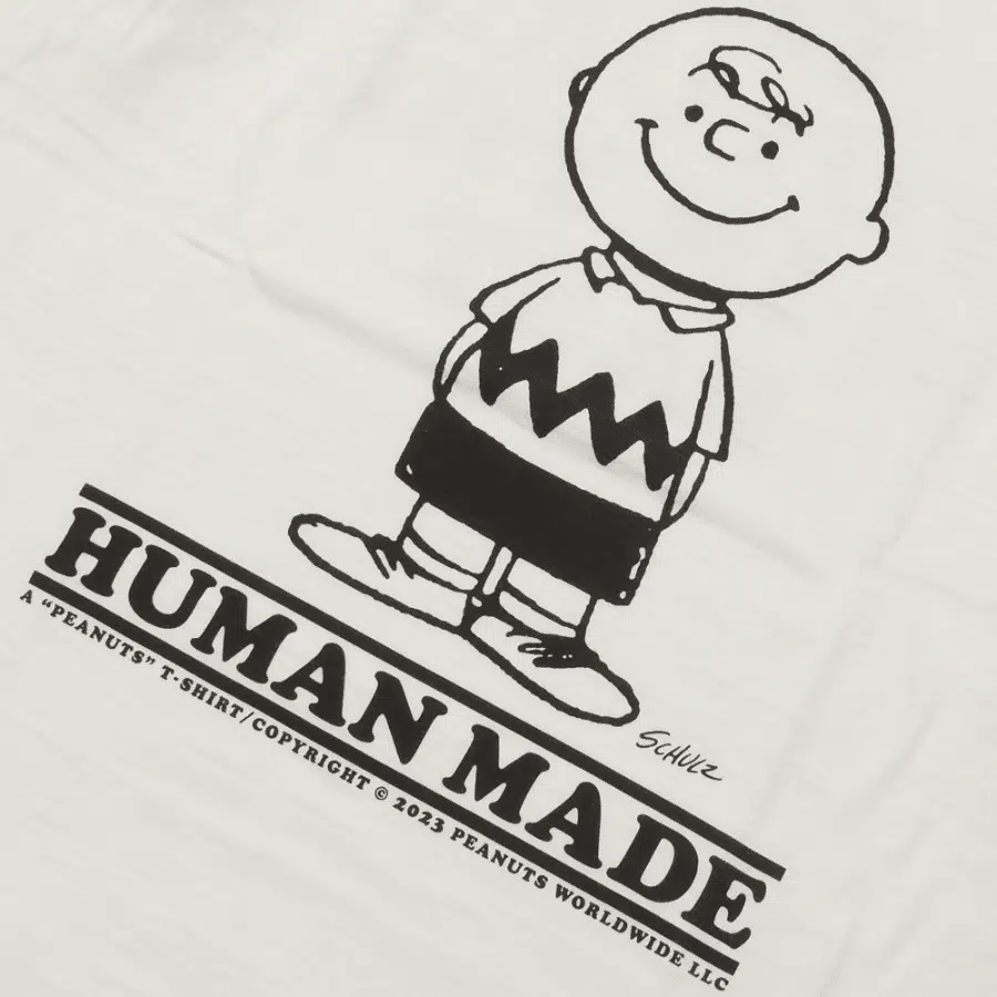 Áo Human Made Peanuts T-Shirt-White | Sneaker Daily