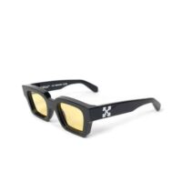 kính off-white virgil square frame sunglasses yellow black oeri008c99pla002 1018