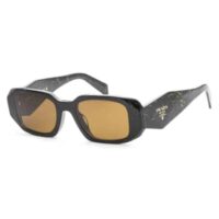 kính prada dark brown rectangular ladies sunglasses pr 17wsf 19d01t