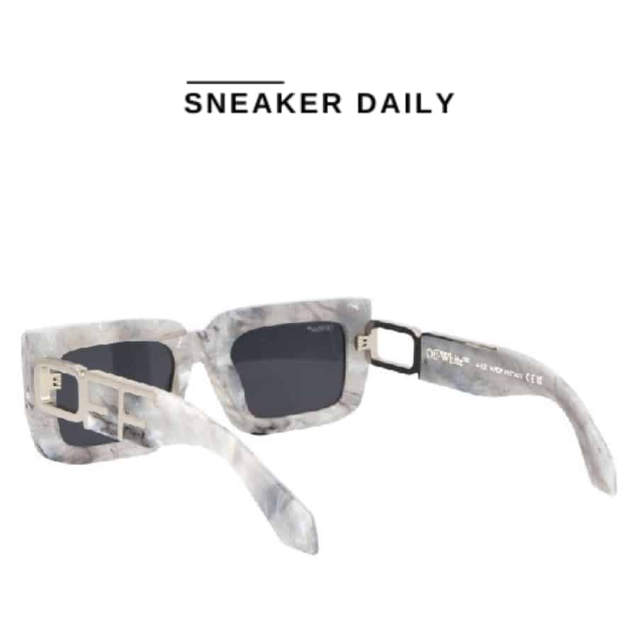 OFF-WHITE: Boston sunglasses in acetate - White  Off-White sunglasses  OERI073S23PLA001 online at