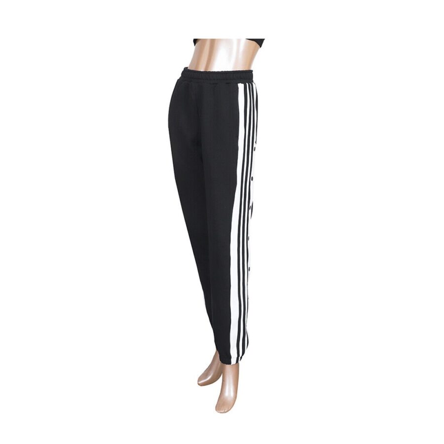 quần adidas adibreak pants women's sports gym running casual joggers 'black' hh9453