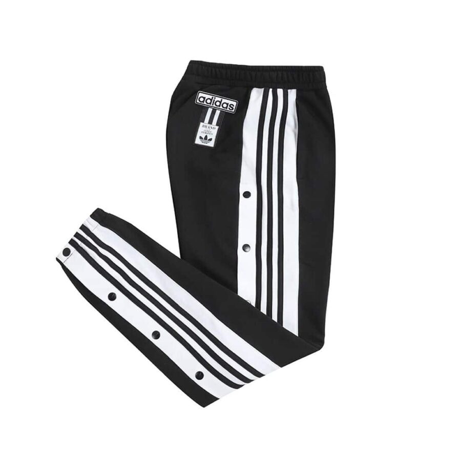 quần adidas adibreak pants women's sports gym running casual joggers 'black' hh9453