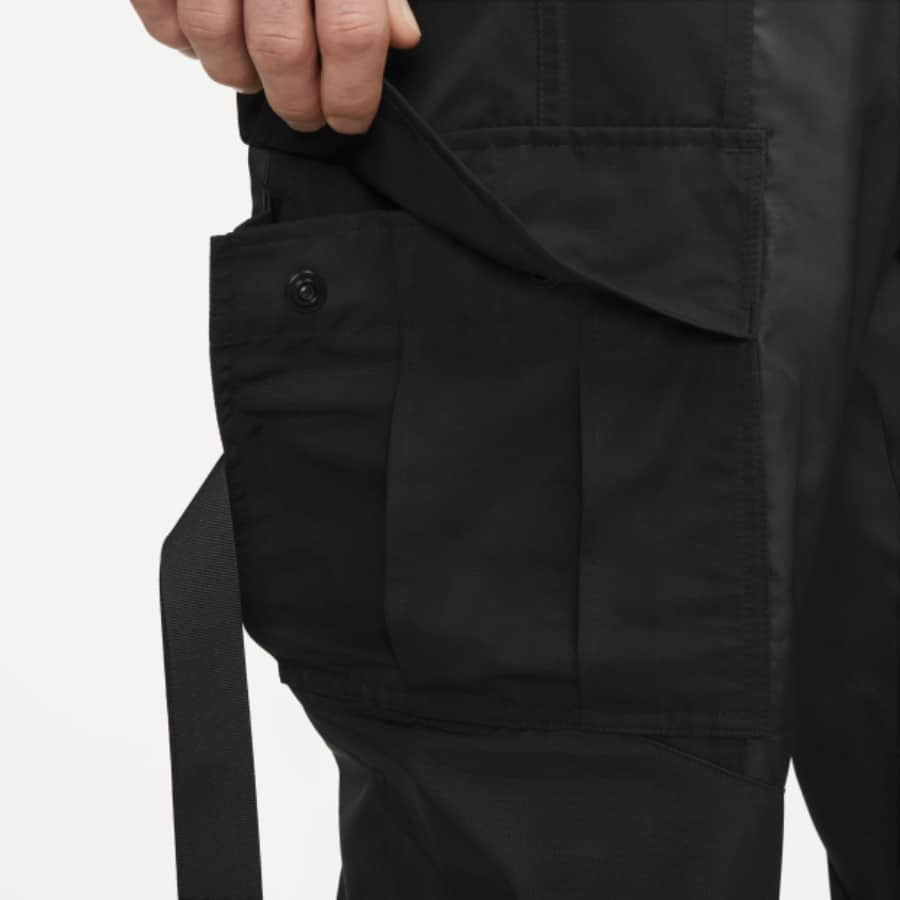 quần nike x sacai trousers 'black' dq9061-010