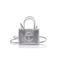 túi small shopping bag 'silver' regular