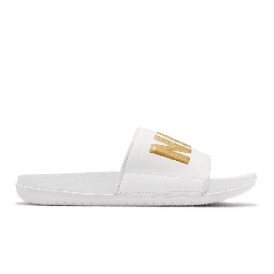 dép nike offcourt slide 'white metallic gold' (w) bq4632-106