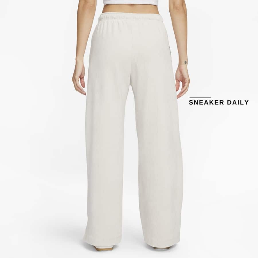 quần nike sportwear women’s corduroy wide-legged trousers 'light mahogany brown' dq5922-104