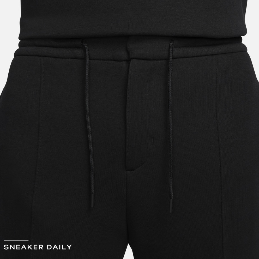 quần nike sportswear tech fleece reimagined men’s loose open leg sweatpants 'black' fb8164-010