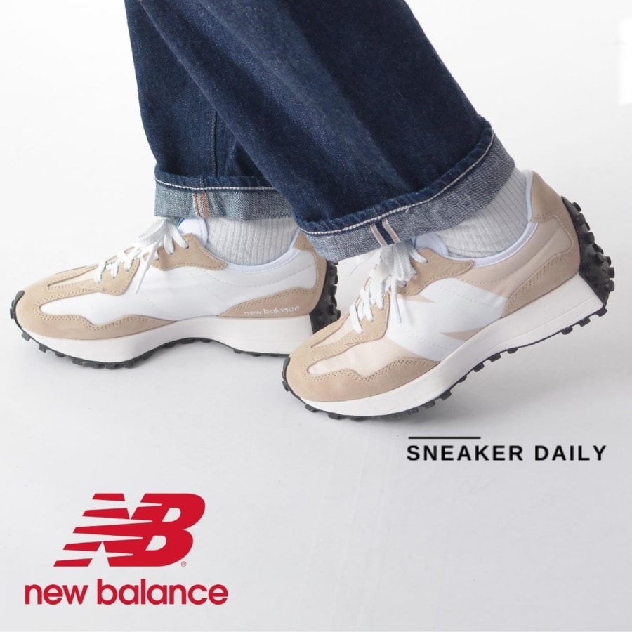 giày new balance 327 'beige white' u327ld