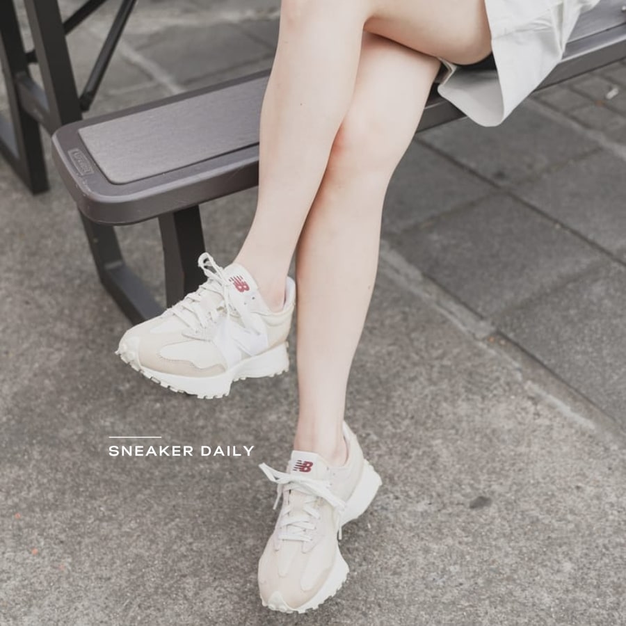 giày new balance 327 'cream white' ms327da