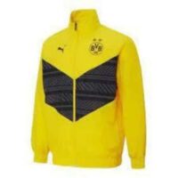 áo dortmund pm woven jacket cyber yellow 7650220-01 (1)