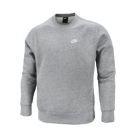 áo men's nike as club crew bb sweatshirt 'grey heather' bv2663-063