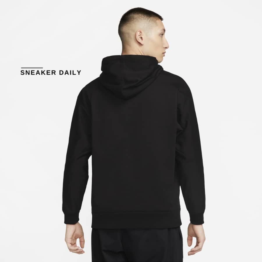 áo nike esc men’s knitted slip-on hoodie 'black' dr5406-010