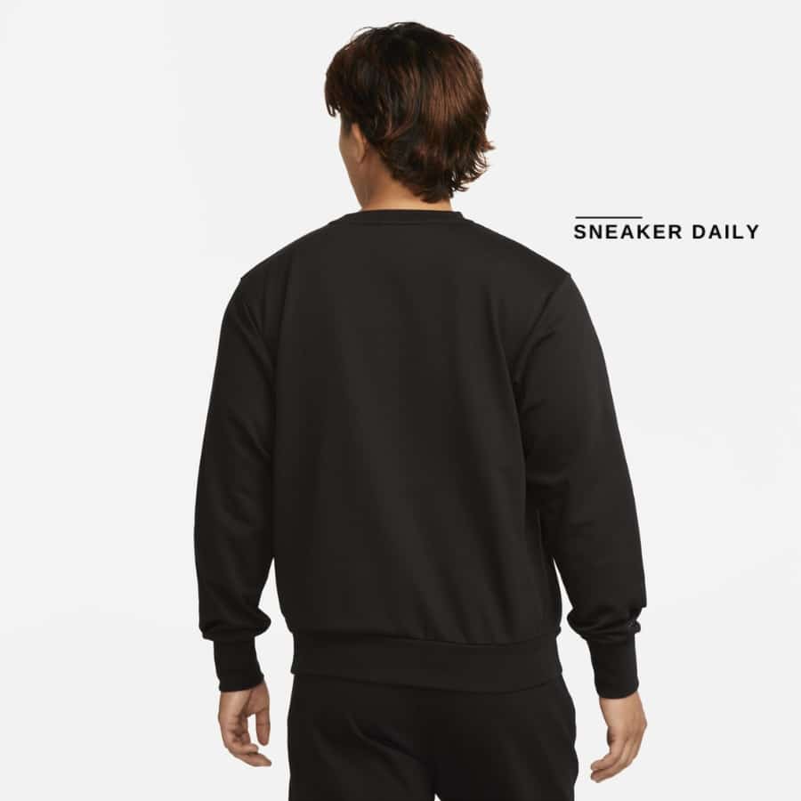 áo nike giannis standard issue men's printed basketball crewneck top 'black' fj9558-010