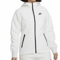áo nike sportswear tech fleece windrunner women's full-zip 'white' fb8339-013