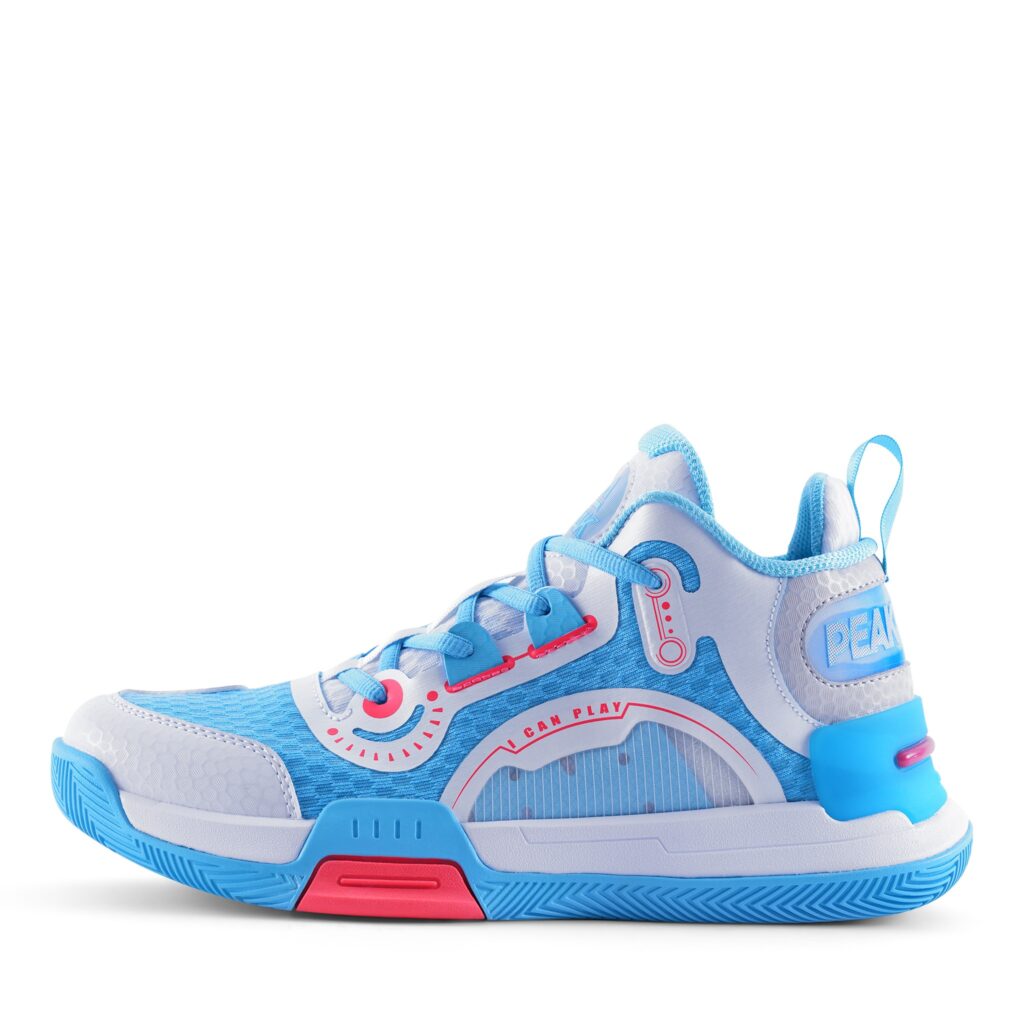 Baskets PEAK Taichi Fengji1.0 SWR - Homme - Blanc/Rose/Bleu - Taille 8 US - Neuves