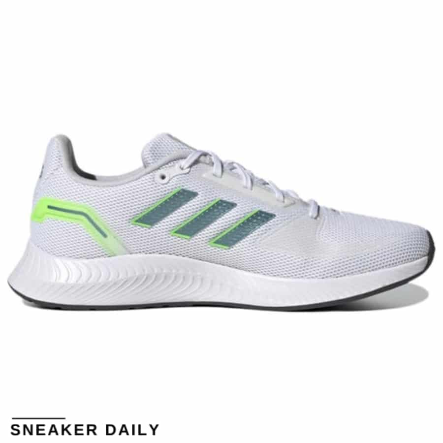 giày (wmns) adidas run falcon 2.0 'white signal green' h04521