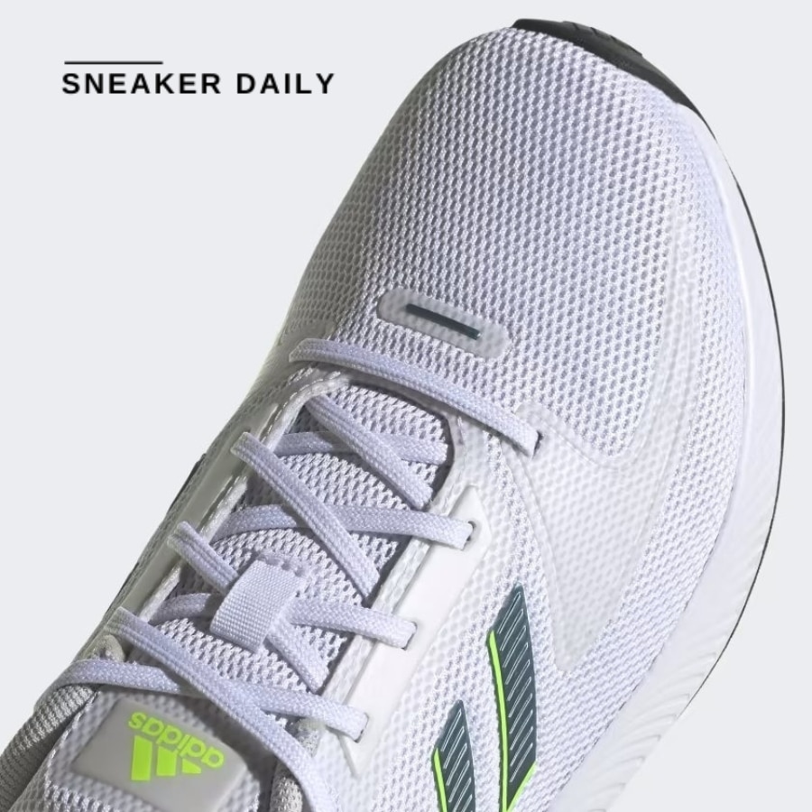 giày (wmns) adidas run falcon 2.0 'white signal green' h04521