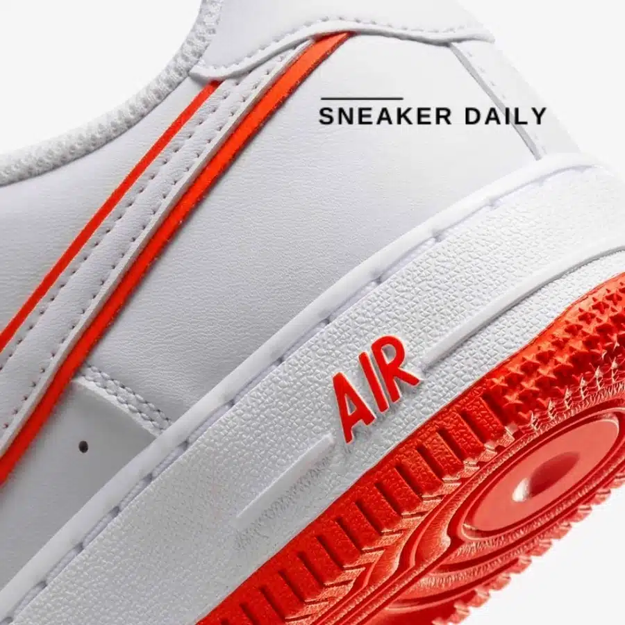 Giày Nike Air Force 1 'White Picante Red' (GS) DV7762-101