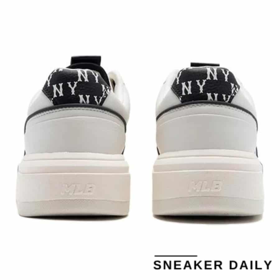 giày mlb chunky liner yankees monogram 'white black' 3asxclr3n-50whs