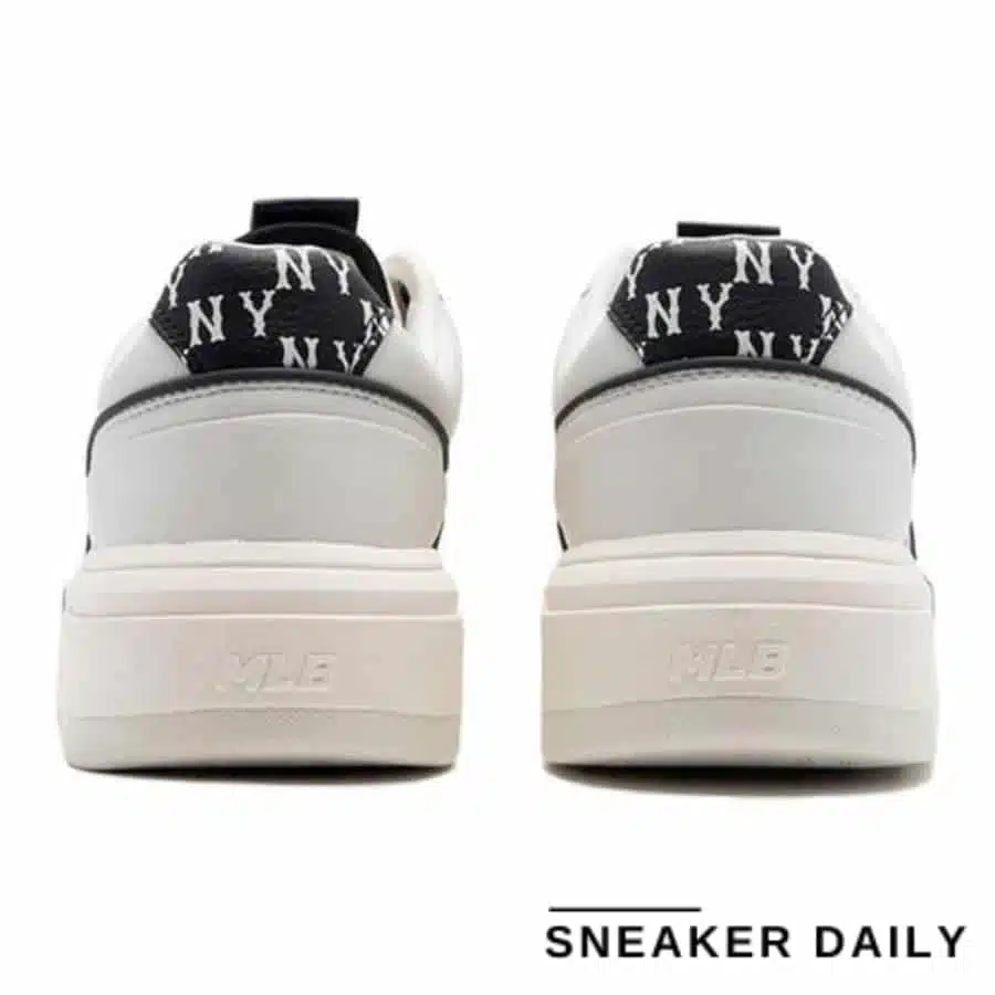 giày mlb chunky liner yankees monogram 'white black' 3asxclr3n-50whs