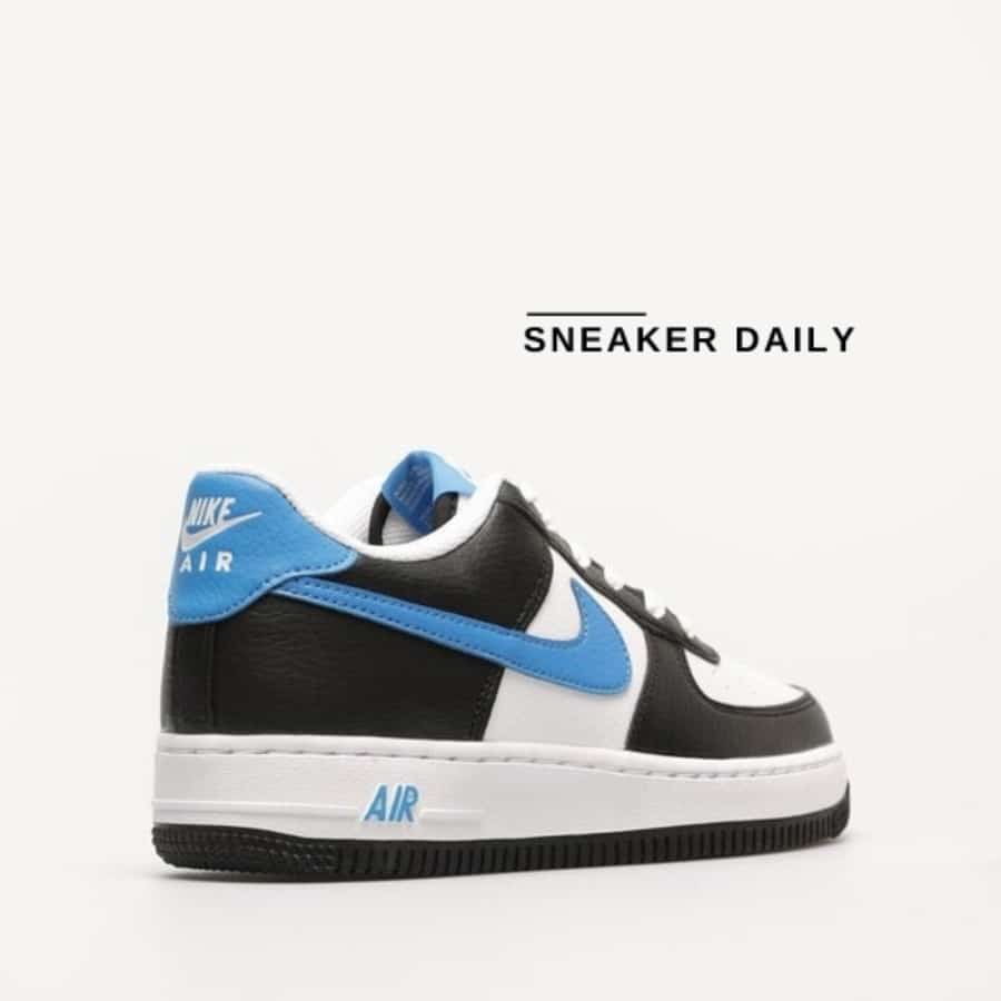 giay nike air force 1 low black light photo blue fn8008 001