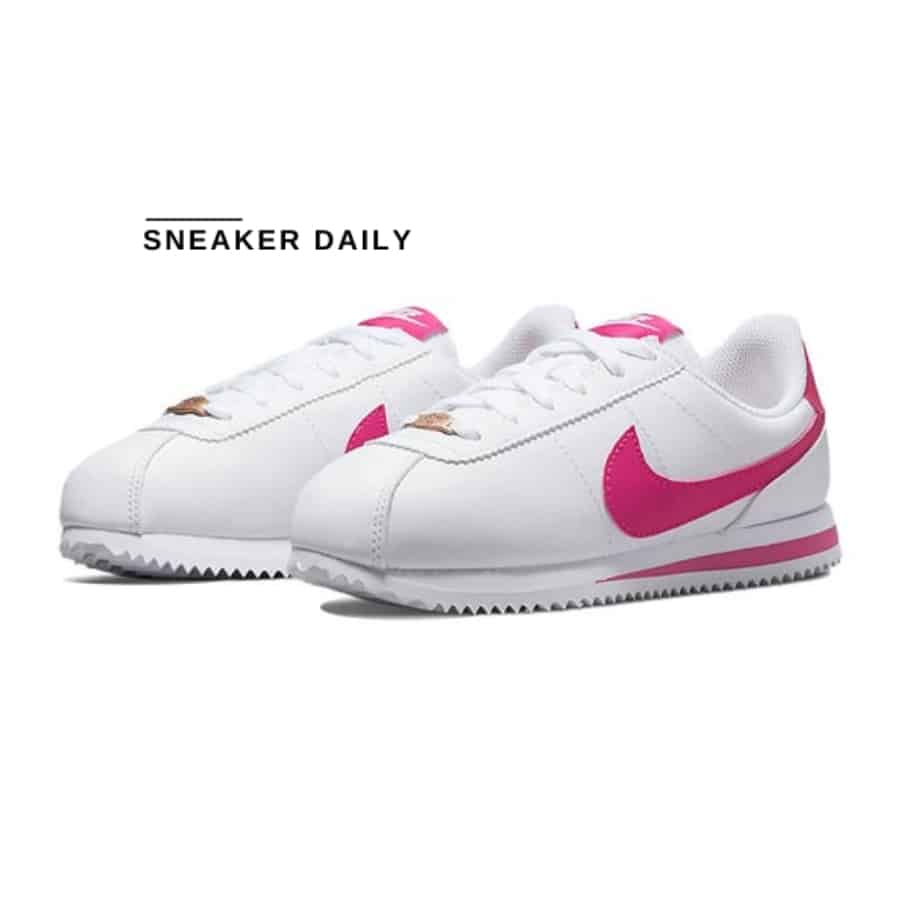Giày Nike Cortez Basic SL White Pink Prime 904764-109 - Sneaker Daily