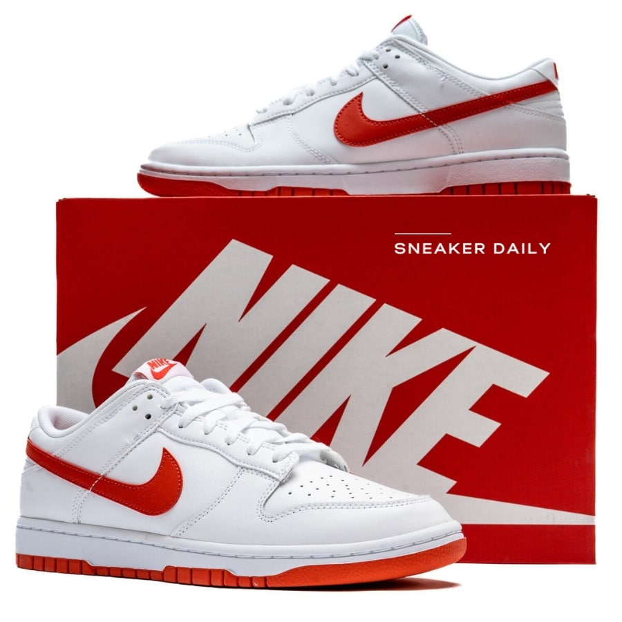 giay nike dunk low white picante red dv0831 103 2
