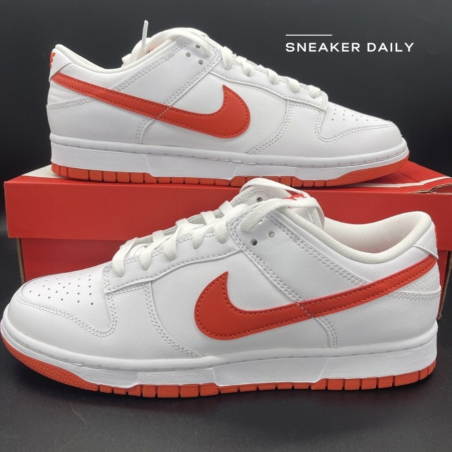 giay nike dunk low white picante red dv0831 103 3