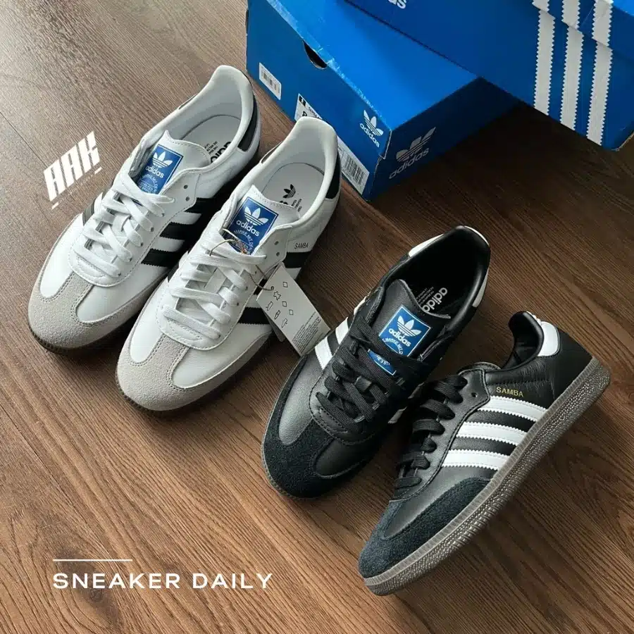 Giày adidas Samba OG 'White Black Gum' B75806