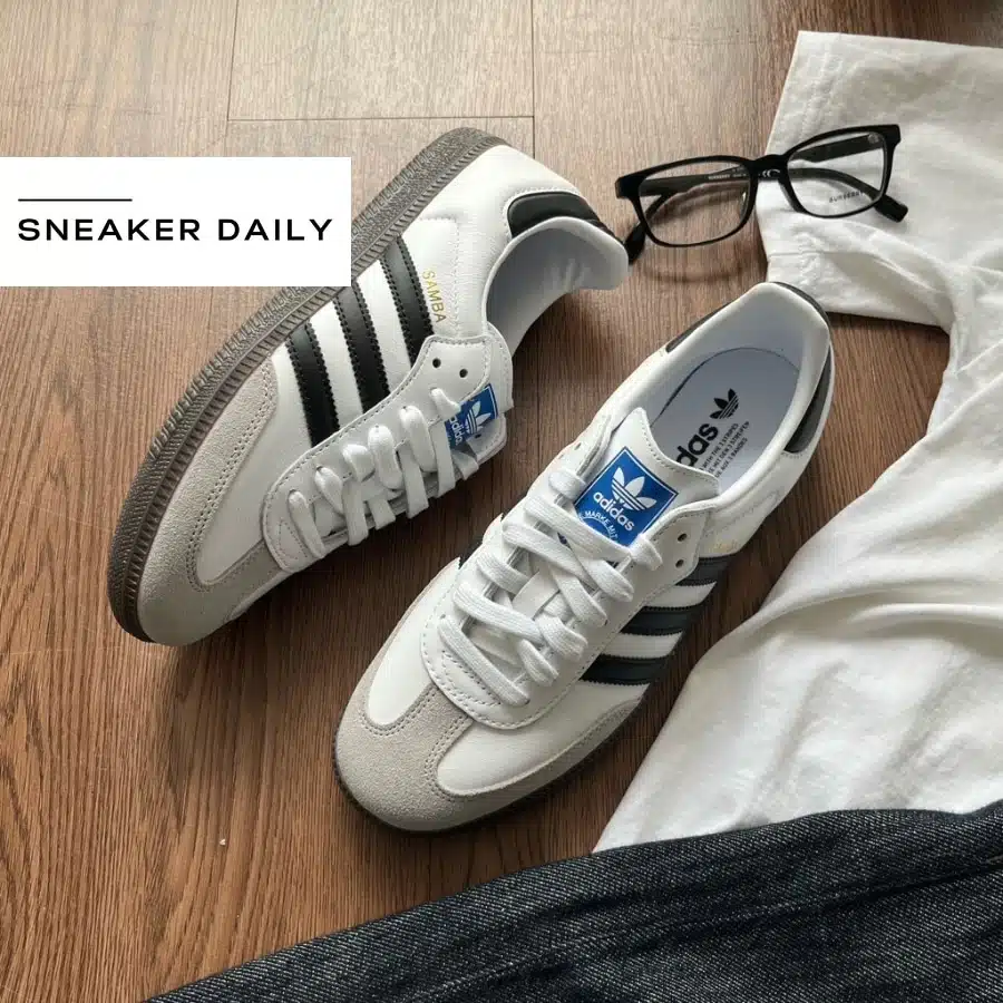 Giày adidas Samba OG 'White Black Gum' B75806