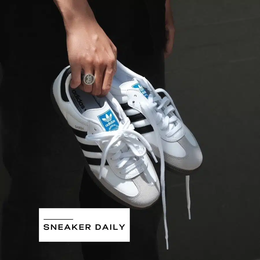 Giày adidas Samba OG 'White Black Gum' B75806