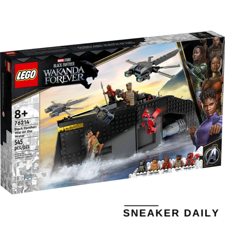 lego black panther war on the water 76214