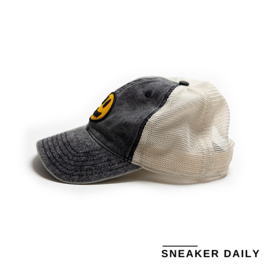 Mens Hats Drew House Trucker Hat Black Country Black Ballcap