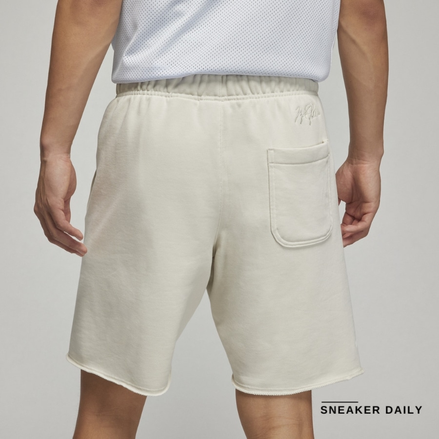 quần jordan essentials men's knitted shorts 'light mahogany brown' dv5028-104