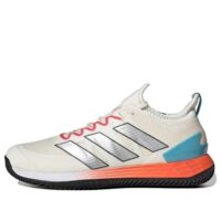 giày adidas adizero ubersonic 4 clay court tennis shoes 'white silver metallic preloved blue' hq5930