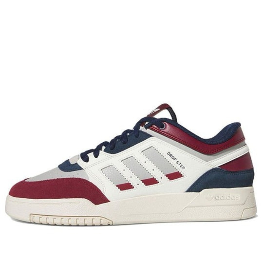 giày adidas originals drop step low directional shoes 'navy red' hq7118