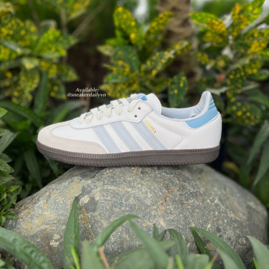 giày adidas samba og 'white halo blue gum' id2055