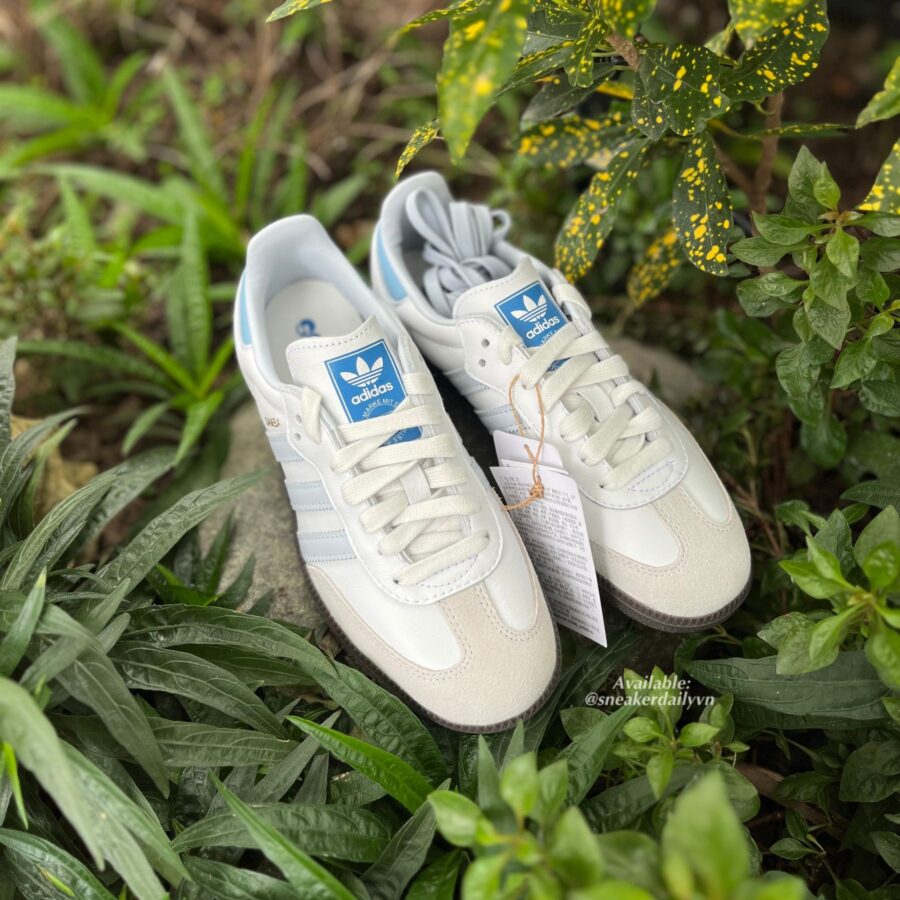 giày adidas samba og 'white halo blue gum' id2055