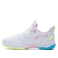 giày cầu lông li-ning battle halberd iii lite rebound 'white pink' ayzs016-3