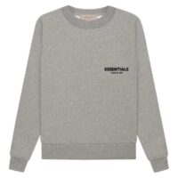 áo fear of god essentials crewneck dark oatmeal