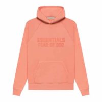 áo fear of god essentials hoodie coral