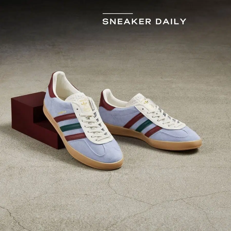 adidas gazelle silver green womens Gazelle Indoor main image 1