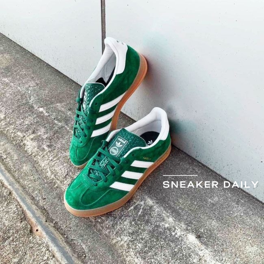 Giày Adidas Originals Gazelle Indoor Shoes 'Collegiate Green