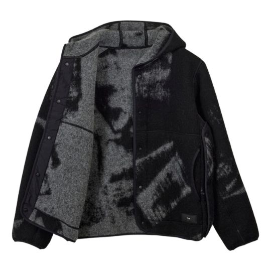 Áo Khoác Adidas Y-3 Fuzzy Fleece Jacket 'Black' IL2040