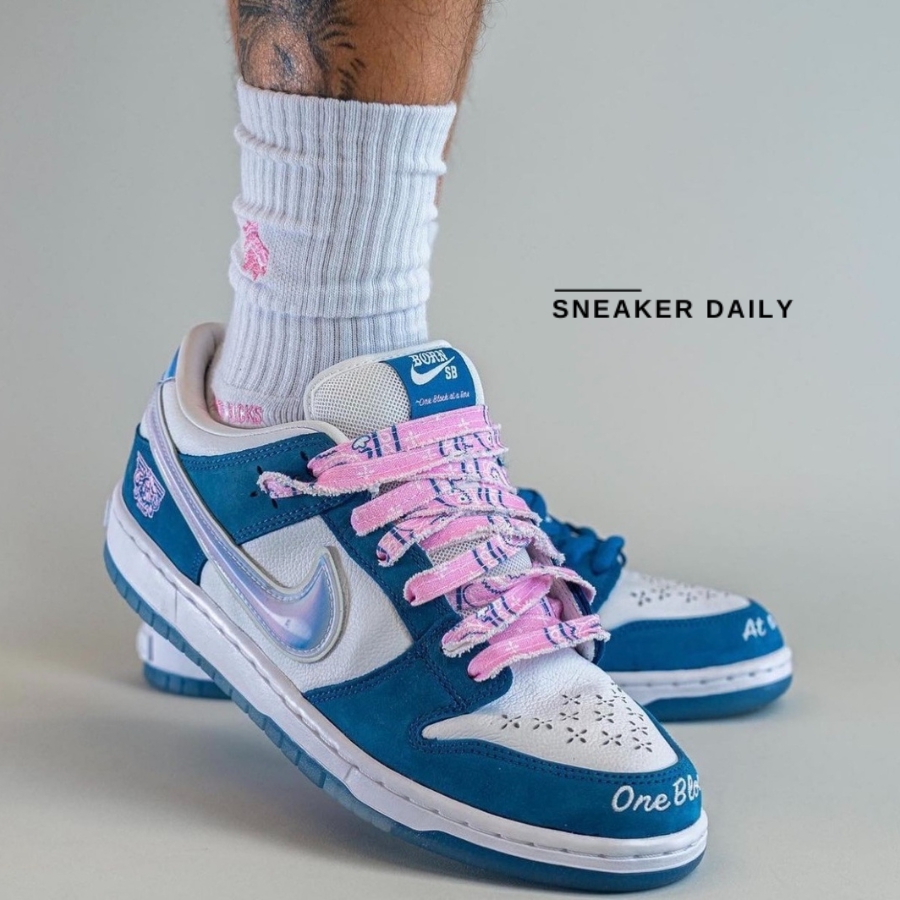giay born x raised x nike dunk low sb one block at a time fn7819 400 9