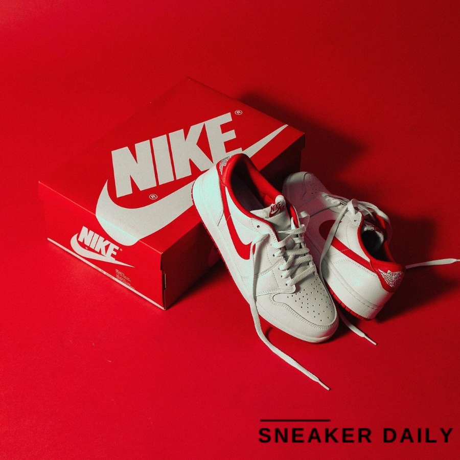 Giày Nike Air Jordan 1 Retro Low OG 'University Red' CZ0790-161