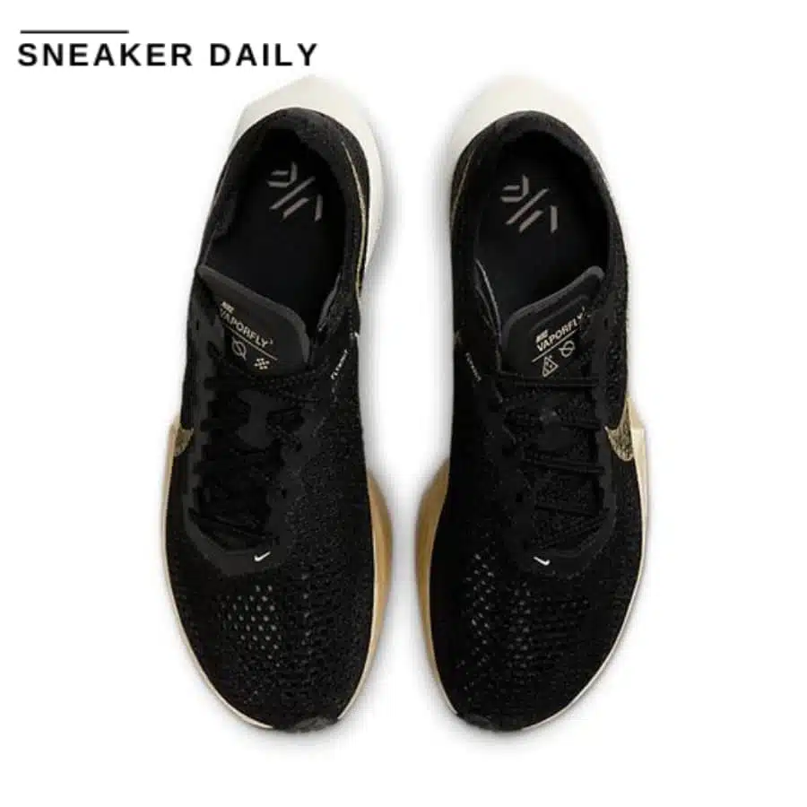 Giày Nike ZoomX VaporFly Next% 3 'Black Metallic Gold Grain