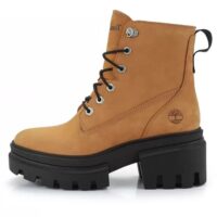 boot nữ timberland everleigh boot 6 inch lace up 'wheat nubuck' 32dd2sh3ce2241gs