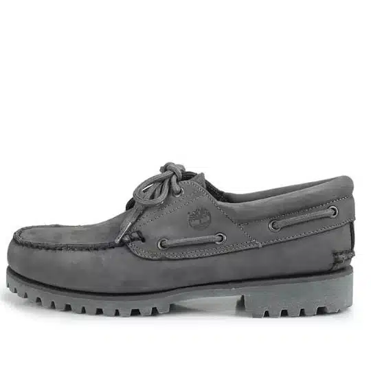 靴 Timberland 3eye DARK GREY 26cm UK7.5 Timberland 3-Eye Lug Handsewn Boat Shoe -TB0A62GH