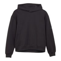 hoodie adidas organic cotton terry boxy 'black' h44793